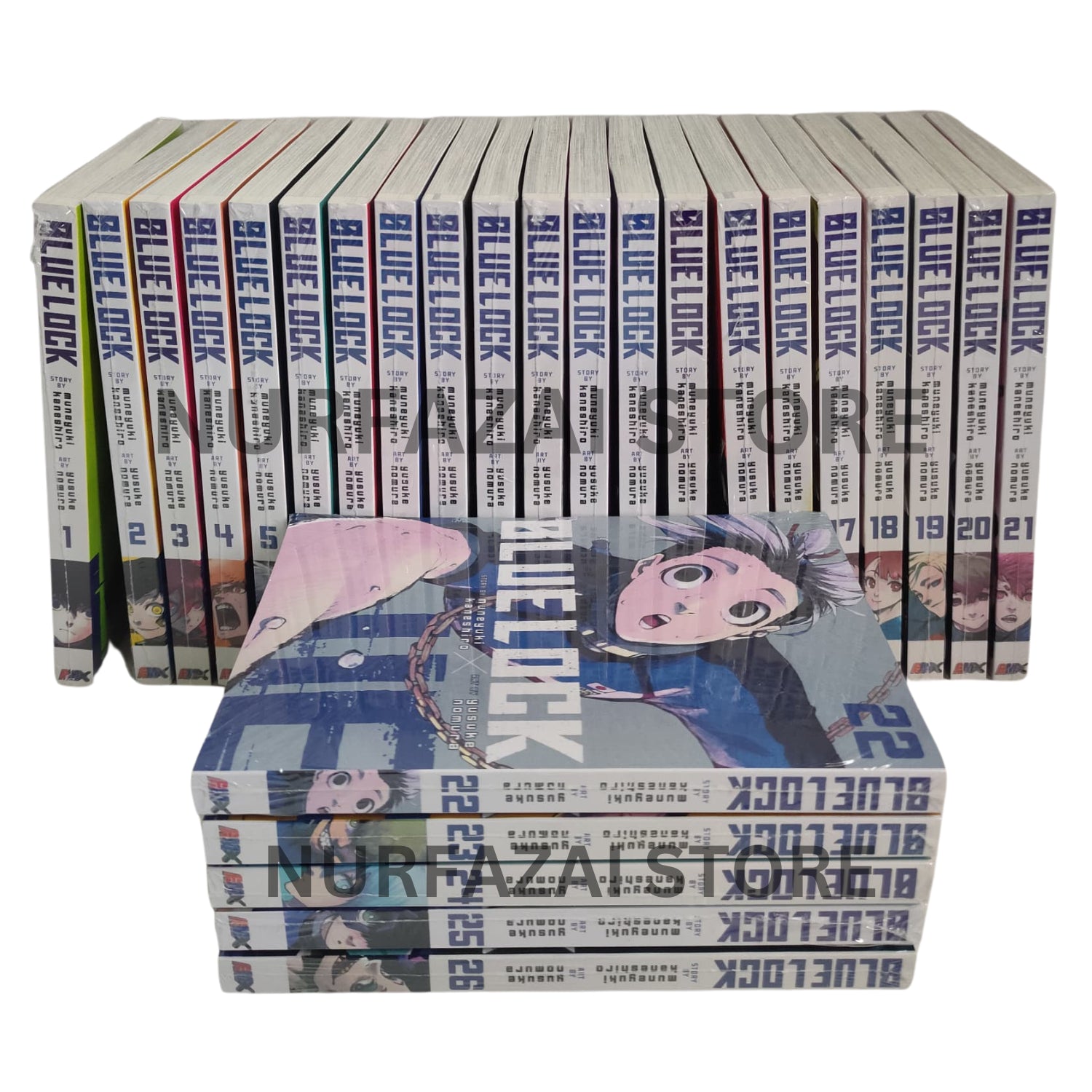 Manga Blue Lock FULL SET (Vol.1-26) by Yusuke Nomura ENGLISH VERSION Comics NEW